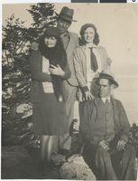 Photograph of the Andre family and an unidentified male, 1930s-1940s
