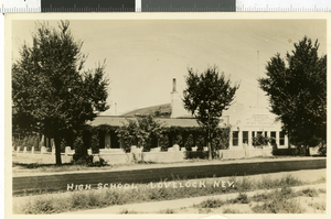 Photograph of Pershing County High School, Lovelock, Nevada, 1935