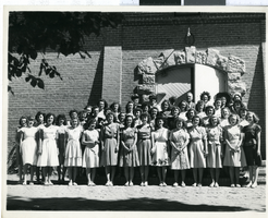 Photograph of the First Girls' State of Nevada, Nevada, 1946-1947