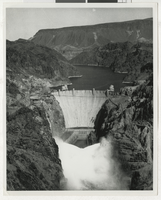 Photograph of Hoover Dam, Boulder City, 1950s