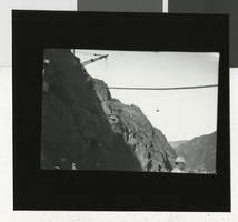 Photograph of Hoover Dam side wall, 1934