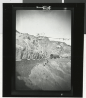 Photograph of cable power station, Hoover Dam, 1934