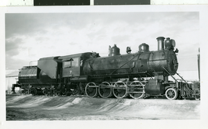 Photograph of railroad train at Death Valley Junction, California, 1940