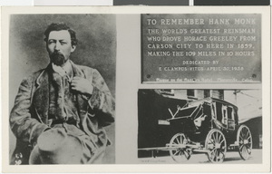 Postcard of Hank Monk, 1859 - 1938