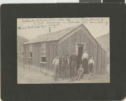Photograph of Caliente School, Nevada, late 1800s - early 1900s