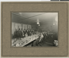 Photograph of a dinner party, 1920s - 1930s