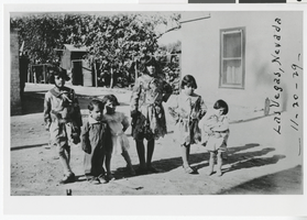 Photograph of six children, Las Vegas (Nev.), 1929