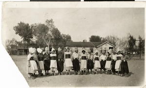 Photograph of a class from the Fifth Street School, Las Vegas (Nev.), 1936-1946