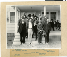Photograph of Key Pittman with Nevada politicians and southwestern railroad and mining magnates, late 1910s-early 1920s