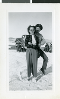 Photograph of Josephine Gail Johnson Foster and George Byron Foster, Rye Patch (Nev.), circa 1946
