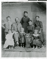 Postcard of Howard Family, late 1800s - early 1900s