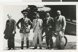 Photograph of John Cahlan and others, 1920s