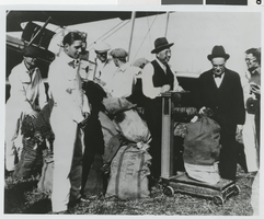 Photograph of first mail flight, Las Vegas, Nevada, 1926