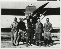 Four horsemen of Western Airlines, plus one, Las Vegas, Nevada, 1926