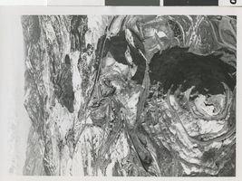 Aerial photograph of mining pits, Nevada, 1960-1961