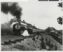 Photograph of Union Pacific locomotive, 1960s