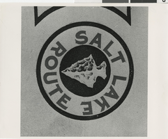 Photograph of Union Pacific insignia, 1960s