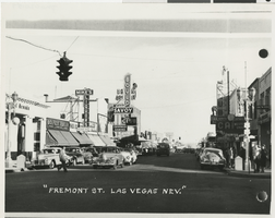 Photograph of Fremont Street, Las Vegas, Nevada, 1940s