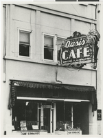 Photograph of Oasis Cafe on Fremont Street, Las Vegas, Nevada, 1940s