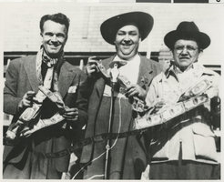 Photograph of Clarence Cleveland and others, 1940s
