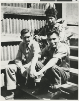 Photograph of Stanley Mitchell and others, 1940s