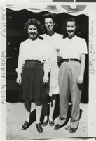 Photograph of Mary Hawey, Frances Kruzeman, and Betty Ellingham, 1940s