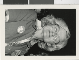 Photograph of IWY Commissioner Gerridee Wheeler at Nevada Women's Conference in Las Vegas (Nev.), June 17, 1977