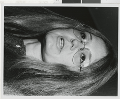 Photograph of keynote speaker Gloria Steinem at the Nevada Women's Conference in Las Vegas (Nev.), June 18, 1977