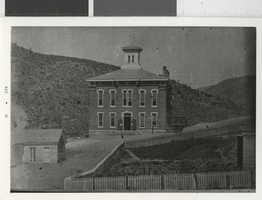 Photograph of Nye County Courthouse in Belmont (Nev.), 1902