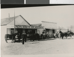 Photograph of Pacific Borax Company in Columbus (Nev.), 1880