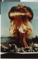 Photograph of atomic test Priscilla detonation, Nevada Test Site (Nev.), June 24, 1957