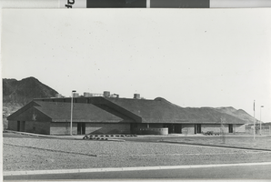 Photograph of a new grade school, Tonopah (Nev.), October 1982
