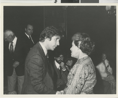Photograph of Henry Winkler with Edythe Katz in San Diego (Calif.), February 1978