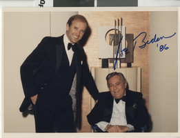 Photograph of Lloyd Katz and U.S. Senator Joe Biden, 1986