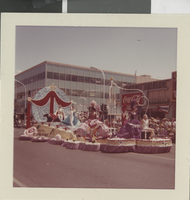 Photograph of the Tropicana Hotel and Casino's float, Las Vegas (Nev.), 1960s
