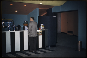 Slide of the concessions stand inside the Guild Theatre, Las Vegas (Nev.), late 1950s