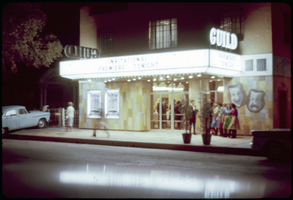 Slide of the exterior of the Guild Theatre in Las Vegas (Nev.), late 1950s