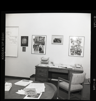 Negative of the interior of the Honors Lounge at the University of Nevada, Las Vegas (Nev.), circa 1987