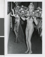 Photograph of costumed showgirls, Las Vegas (Nev.), 1957-1960s