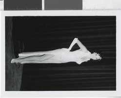 Photograph of a showgirl backstage, Las Vegas (Nev.), 1957-1960s