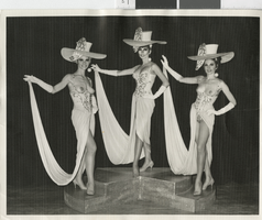 Photograph of showgirls in costume, Las Vegas (Nev.), 1957-1960s