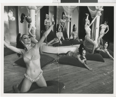 Photograph of ten Minsky's Burlesque showgirls, 1970s