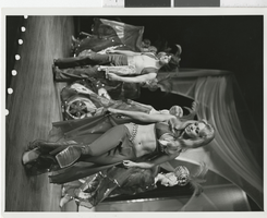 Photograph of Minsky's Burlesque cast members at the Aladdin Hotel, Las Vegas (Nev.), 1972