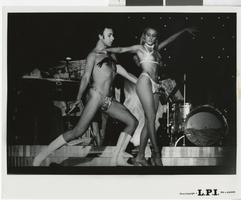 Photograph of two Minsky's Burlesque cast members, circa 1977