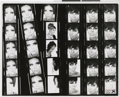 Photographs of female Minsky's cast members' close-ups, 1970-1979