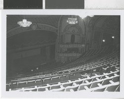Photograph of the interior of the Shubert Theatre, Cincinnati (Ohio), 1970