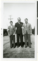 Photograph of Cyril Wengert and his sons, 1938-1945
