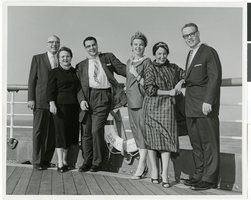 Photograph of Wengert Family members going to Hawaii, 1949-1959