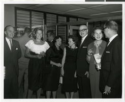 Photograph of Cyril Wengert and others at a party, September 27, 1961