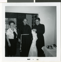Photograph of Lottie Wengert's baptism, Las Vegas (Nev.), February 21, 1965
